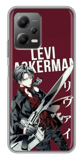 Чехол с печатью "levi Ackerman" для Xiaomi POCO X5 (5G)
