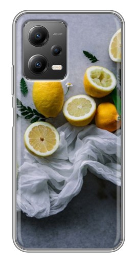 Чехол с принтом "Лимонное настроение" для Xiaomi POCO X5 (5G)