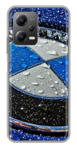 Силиконовый чехол с изображением "Лого BMW" для Xiaomi POCO X5 (5G)