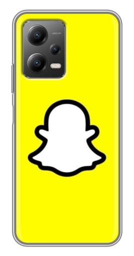 Чехол с принтом "Лого Snapchat" для Xiaomi POCO X5 (5G)