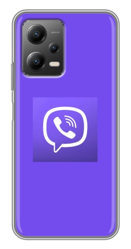 Чехол с принтом "Лого Viber" для Xiaomi POCO X5 (5G)