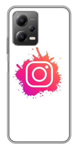 Силиконовый чехол с изображением "Логотип Инсты" для Xiaomi POCO X5 (5G)
