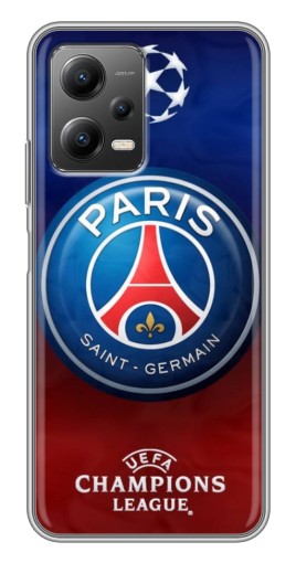 Силиконовый чехол с изображением "Логотип ПСЖ" для Xiaomi POCO X5 (5G)