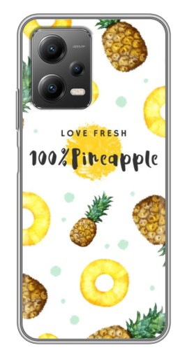 Чехол с принтом "Любовь к ананасам" для Xiaomi POCO X5 (5G)