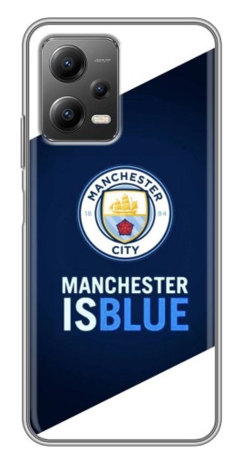 Чехол с картинкой "Manchester is Blue" для Xiaomi POCO X5 (5G)