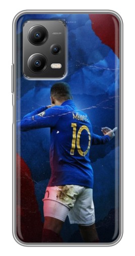 Чехол с печатью "Мбаппе в Франции" для Xiaomi POCO X5 (5G)