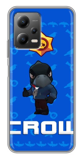 Чехол с печатью "Медаль Crow" для Xiaomi POCO X5 (5G)