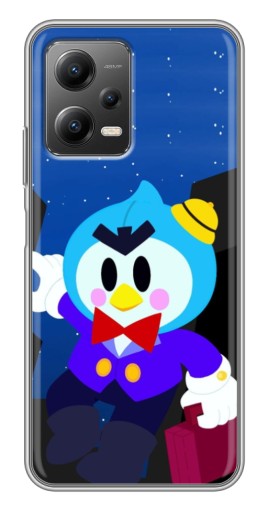 Силиконовый чехол с изображением "Мистер Пи с чемоданчиком" для Xiaomi POCO X5 (5G)