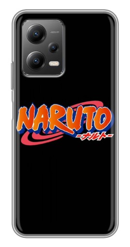 Чехол с картинкой "Надпись Naruto" для Xiaomi POCO X5 (5G)