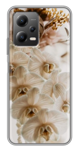 Силиконовый чехол с изображением "Нежная орхидея" для Xiaomi POCO X5 (5G)