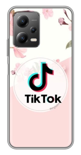 Силиконовый чехол с изображением "Нежный принт" для Xiaomi POCO X5 (5G)