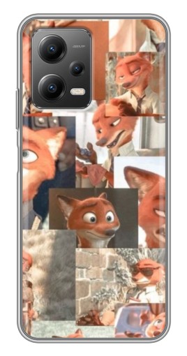 Чехол с печатью "Ник Крутихвост" для Xiaomi POCO X5 (5G)