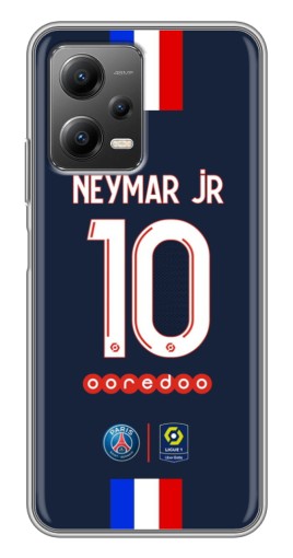 Силиконовый чехол с изображением "Номер Неймара" для Xiaomi POCO X5 (5G)