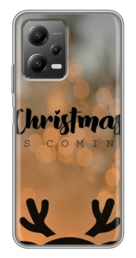 Чехол с принтом "Новогодняя заставка" для Xiaomi POCO X5 (5G)