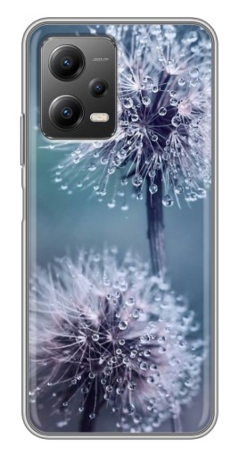 Чехол с картинкой "Одуванчик с капельками" для Xiaomi POCO X5 (5G)
