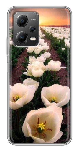Силиконовый чехол с изображением "Поле тульпанов " для Xiaomi POCO X5 (5G)