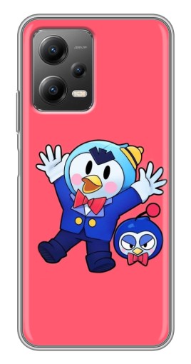 Чехол с принтом "Радостный пингвин" для Xiaomi POCO X5 (5G)