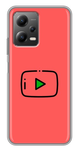 Чехол с принтом "Рисованная кнопка" для Xiaomi POCO X5 (5G)