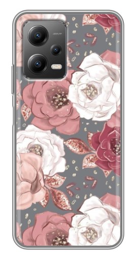 Чехол с принтом "Рисунок розы" для Xiaomi POCO X5 (5G)