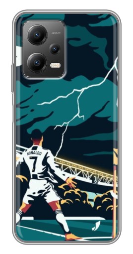 Силиконовый чехол с изображением "Ronaldo празднование" для Xiaomi POCO X5 (5G)