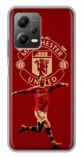 Чехол с печатью "Ronaldo в МЮ" для Xiaomi POCO X5 (5G)