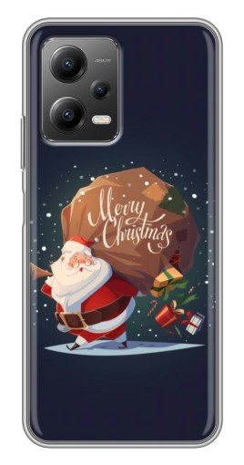 Чехол с принтом "Санта с подарками" для Xiaomi POCO X5 (5G)