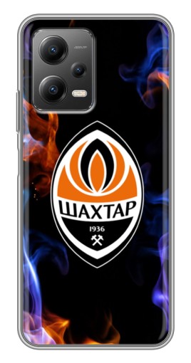Чехол с принтом "Шахтер в огне" для Xiaomi POCO X5 (5G)