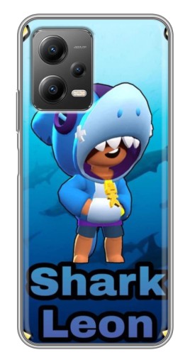 Чехол с принтом "Shark Leon" для Xiaomi POCO X5 (5G)