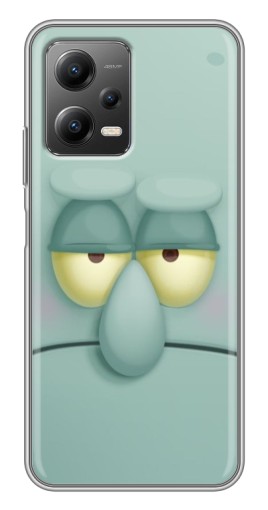Чехол с картинкой "Сквидвард" для Xiaomi POCO X5 (5G)