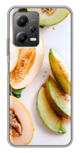 Чехол с картинкой "Свежие дыньки" для Xiaomi POCO X5 (5G)