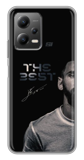 Чехол с картинкой "The Best Messi" для Xiaomi POCO X5 (5G)