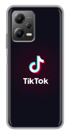 Чехол с принтом "TikTok темный" для Xiaomi POCO X5 (5G)