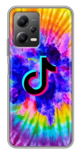 Чехол с картинкой "TikTok в красках" для Xiaomi POCO X5 (5G)