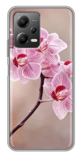 Чехол с картинкой "Веточка орхидеи" для Xiaomi POCO X5 (5G)