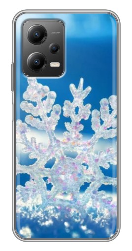 Силиконовый чехол с изображением "Яркая снежинка" для Xiaomi POCO X5 (5G)