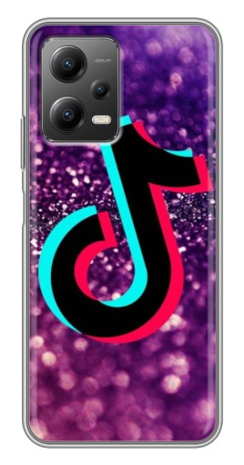 Силиконовый чехол с изображением "Яркий ТикТок" для Xiaomi POCO X5 (5G)