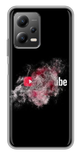 Чехол с принтом "Яркий Ютуб" для Xiaomi POCO X5 (5G)