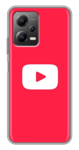 Чехол с печатью "YouTube Кнопка" для Xiaomi POCO X5 (5G)