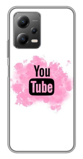 Чехол с принтом "Ютуб в дыму" для Xiaomi POCO X5 (5G)