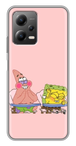 Силиконовый чехол с изображением "За партой" для Xiaomi POCO X5 (5G)