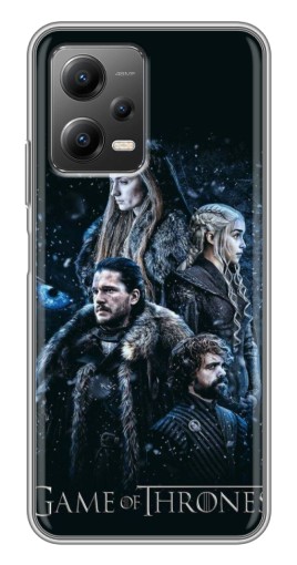 Силиконовый чехол с изображением "Зима близко" для Xiaomi POCO X5 (5G)