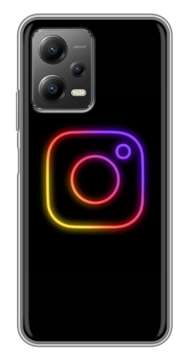 Силиконовый чехол с изображением "Значок Инсты" для Xiaomi POCO X5 (5G)