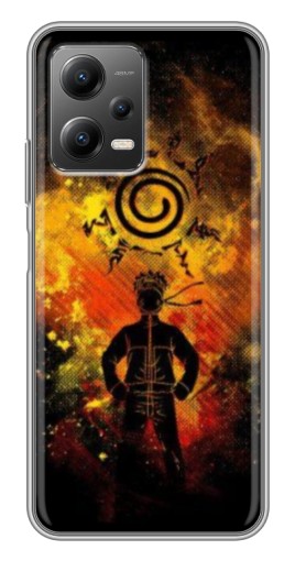 Силиконовый чехол с изображением "Золотой Наруто" для Xiaomi POCO X5 (5G)
