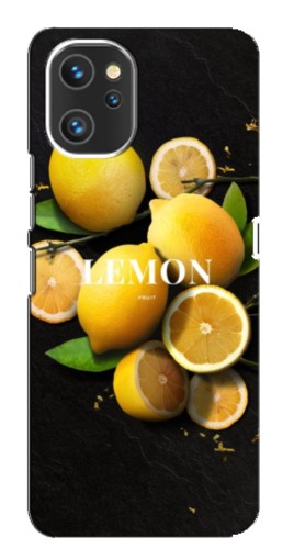 Чехол с печатью "Лимон на черном" для Umidigi A13