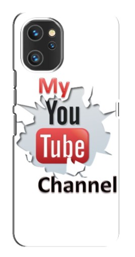 Чехол с принтом "My YouTube" для Umidigi A13