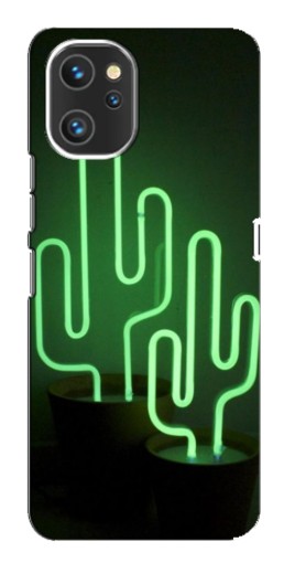 Силиконовый чехол с изображением "Неоновый кактус" для Umidigi A13