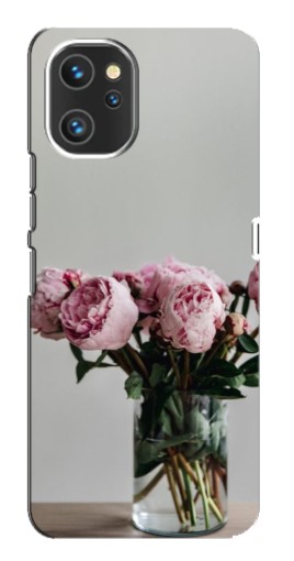 Чехол с картинкой "Пионы в вазе" для Umidigi A13