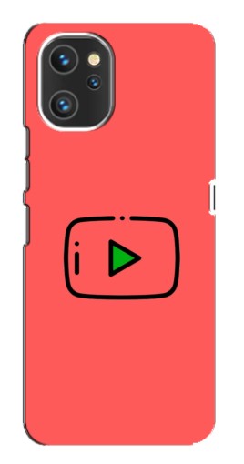 Чехол с картинкой "Рисованная кнопка" для Umidigi A13