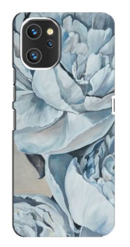 Чехол с печатью "Рисунок пионы" для Umidigi A13