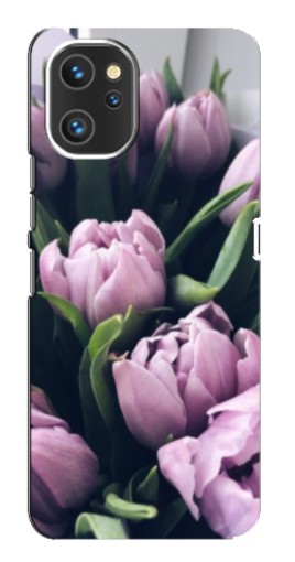 Чехол с печатью "Сиреневые тюльпаны" для Umidigi A13 Pro
